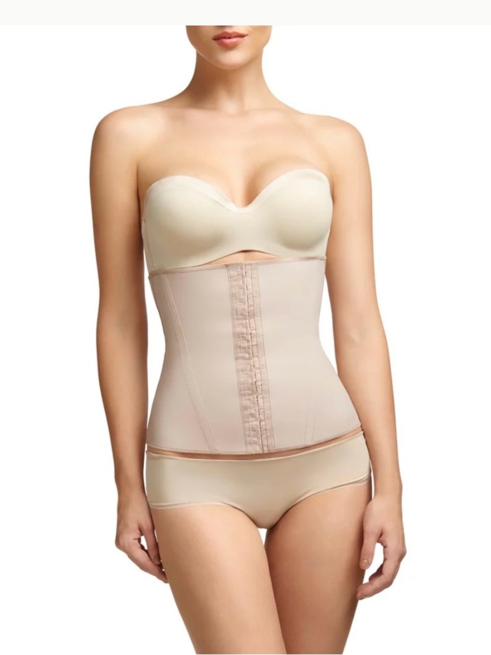 Strapless Nude Waist Trainer Cincher by